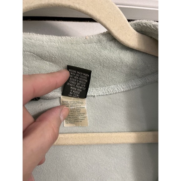 L.L‎ Bean Women's Bathrobes Sz Small OKJ35 Green Short Classic Country - Picture 4 of 8